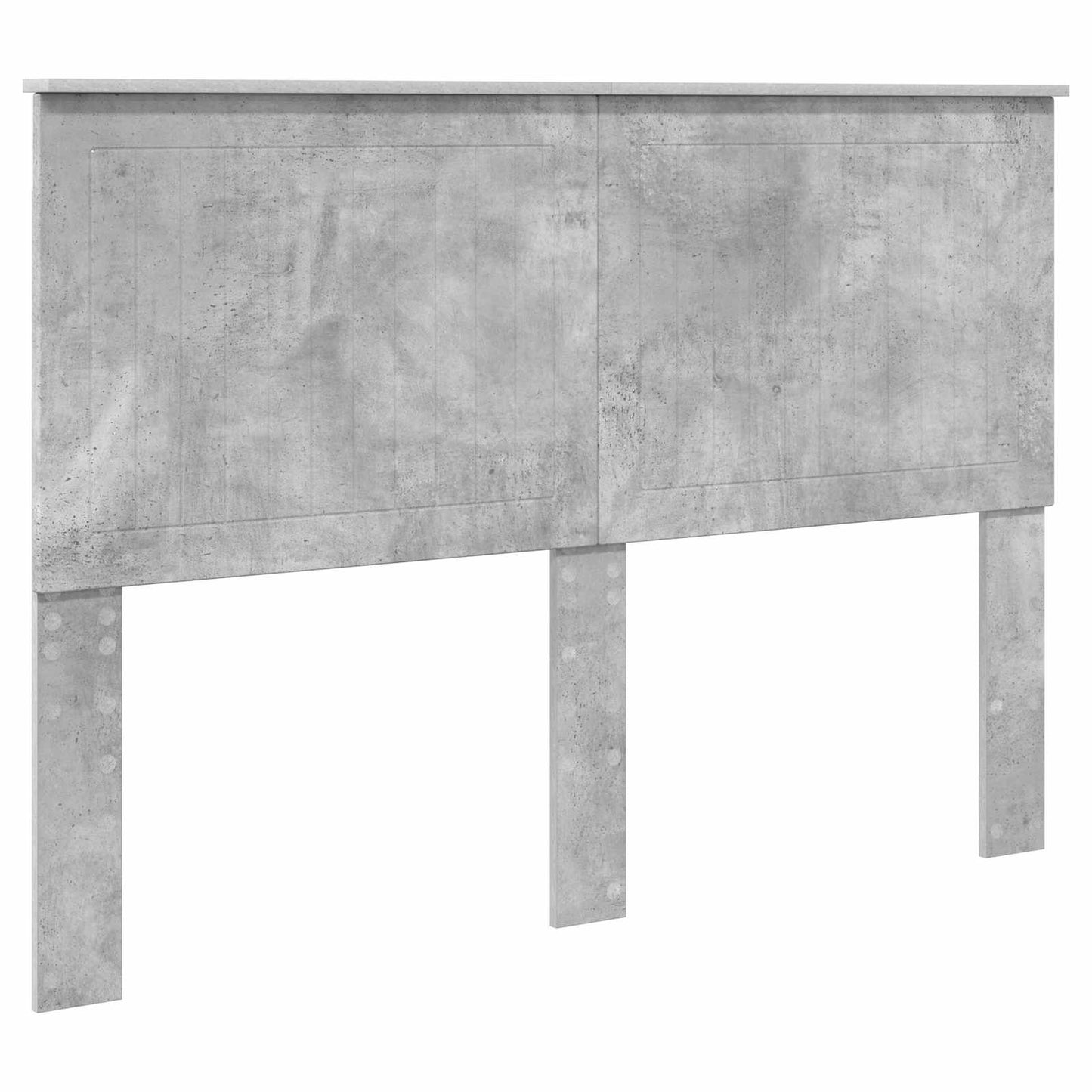 Ágykeret fejtámlával fiókkal Beton Szürke 140 x 200 cm Faanyag