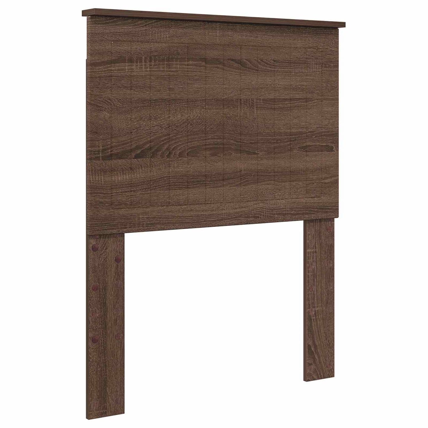 Ágykeret fiókkal Barna tölgy és ezüst 70 x 190 cm Szerelt Fa
