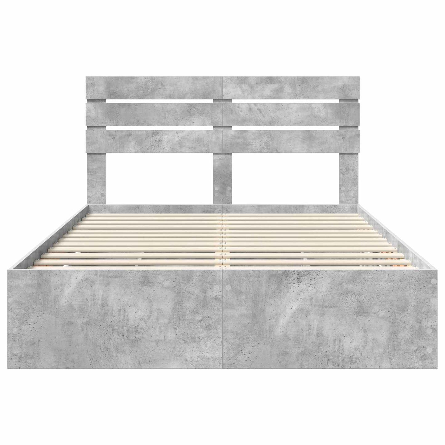 Ágykeret fiókkal tárolóval Beton Szürke 160 x 200 cm Mérnöki Fa