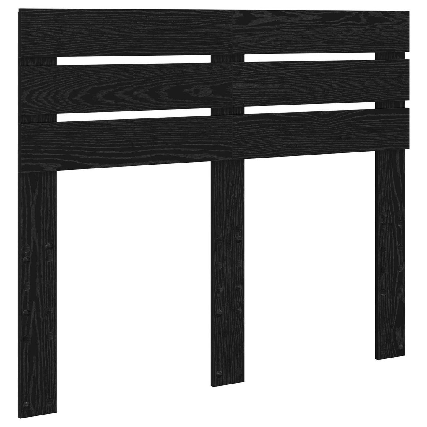 Ágykeret fiókkal tárolóval Fekete tölgy 120 x 190 cm Szerelt Fa