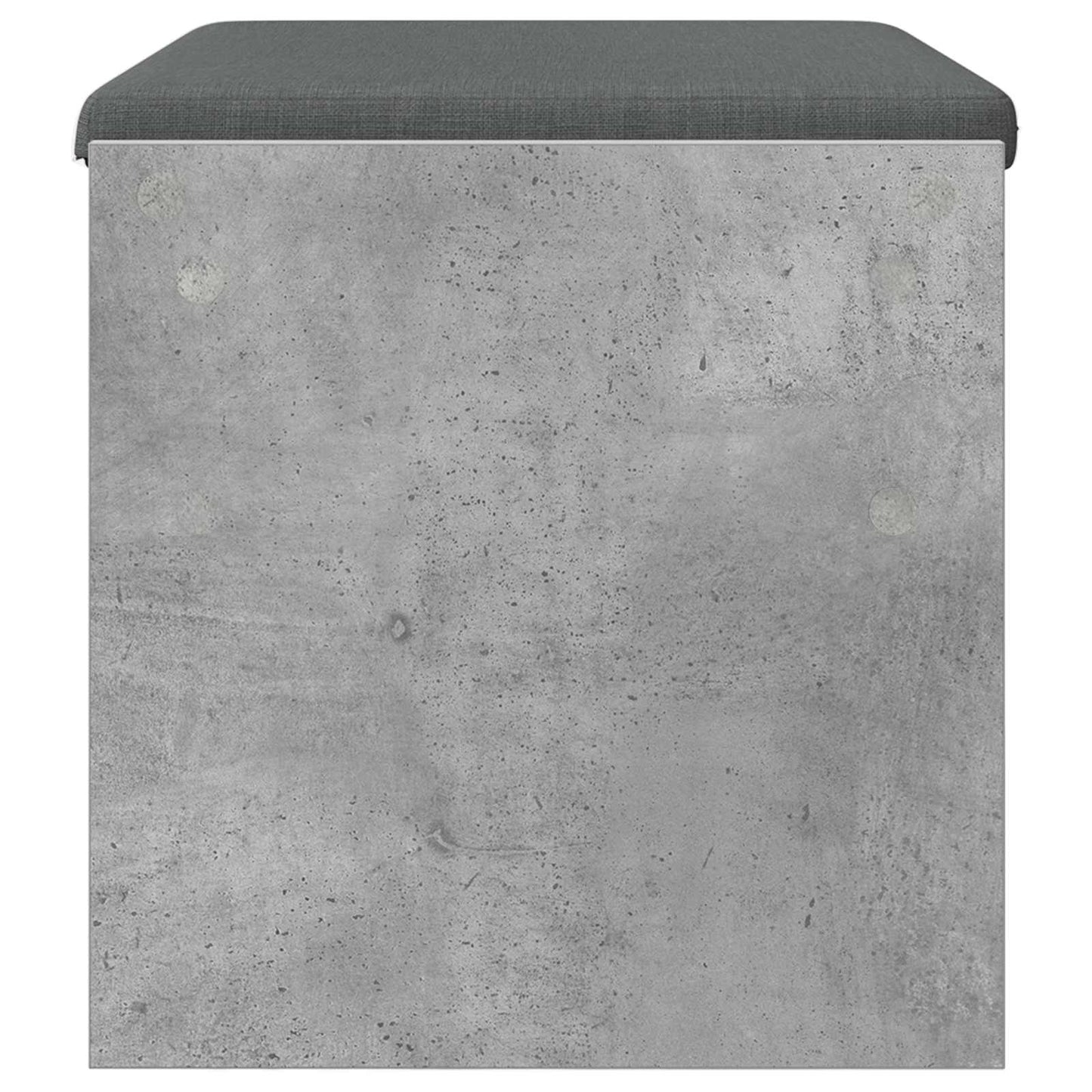 Előtér pad párnával Beton Szürke 63 x 38 x 40 cm