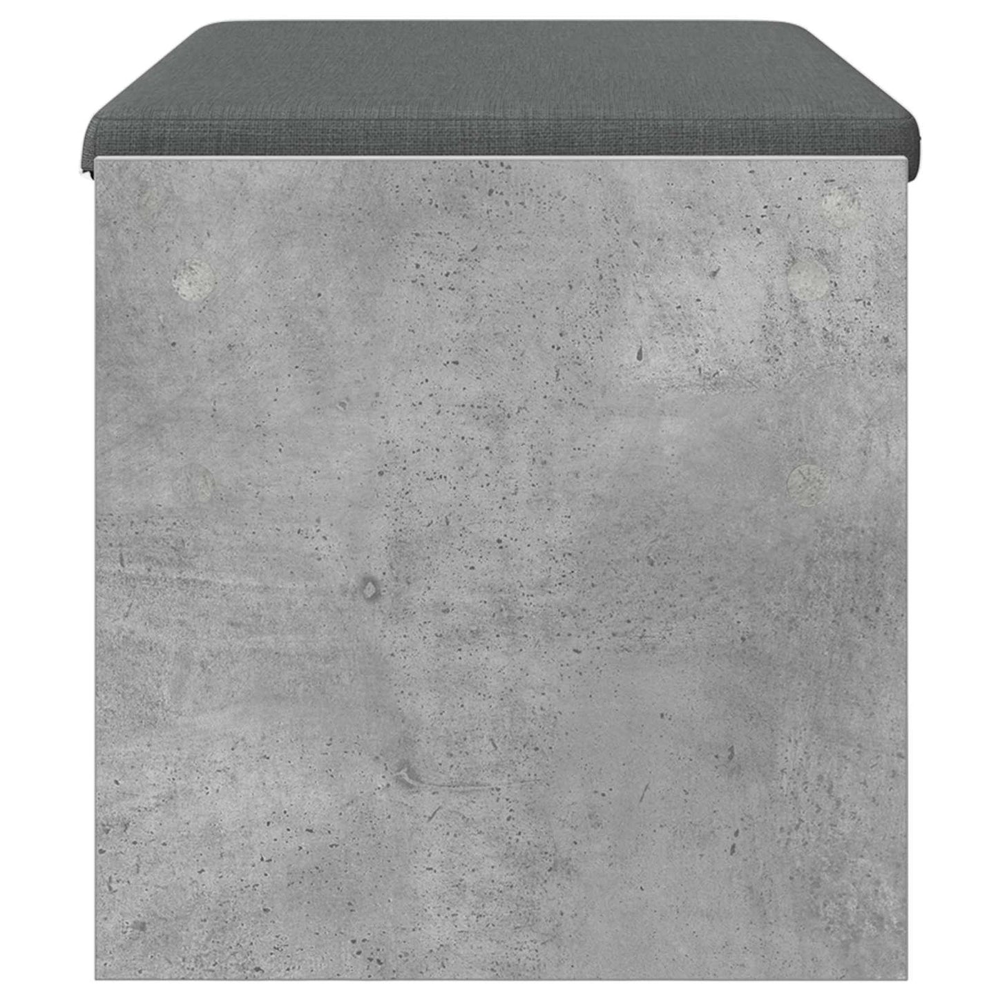 Előtér pad párnával Beton Szürke 83 x 38 x 40 cm