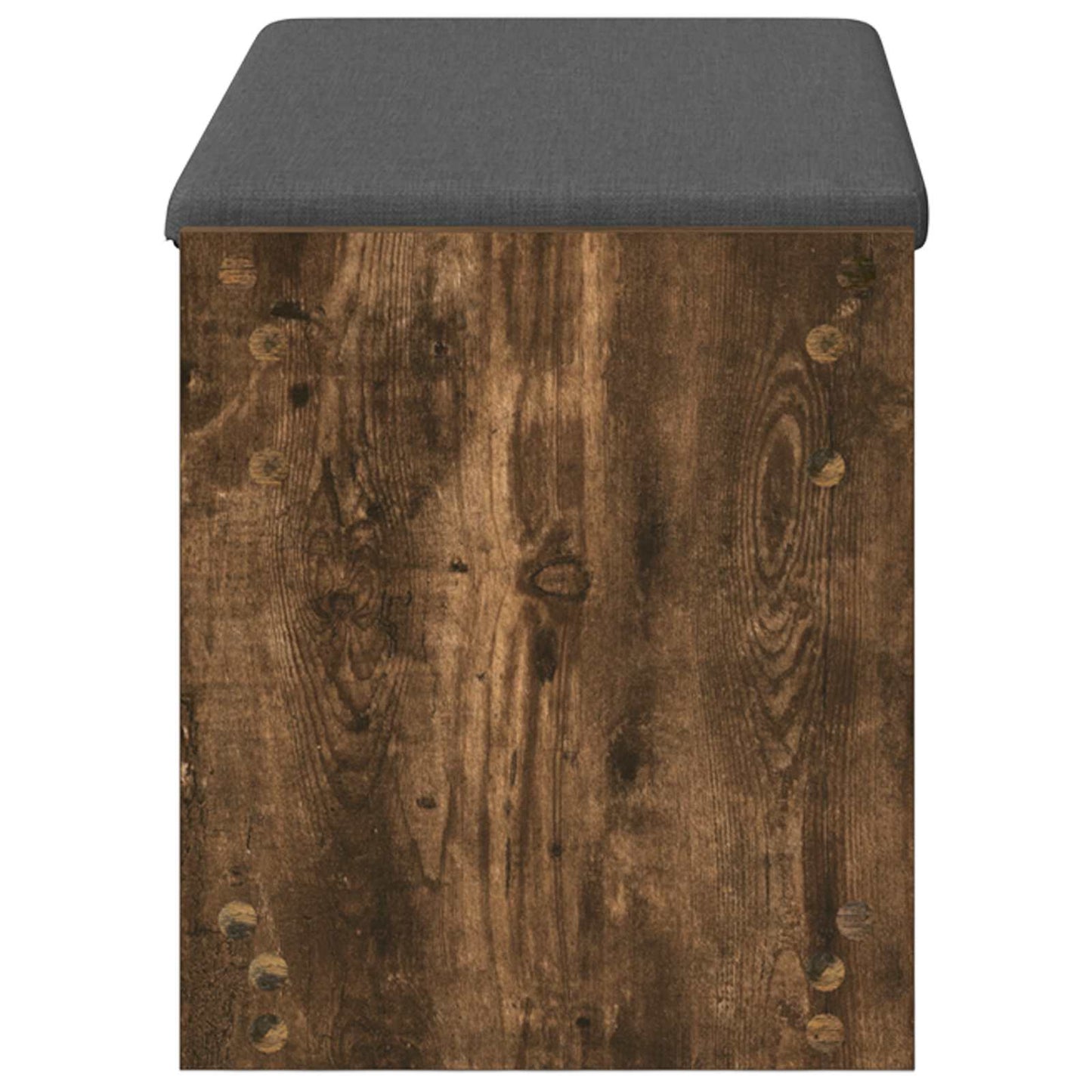 Előtér pad Füstölt Tölgy 83 x 38 x 45 cm Műanyag Fa és Szövet