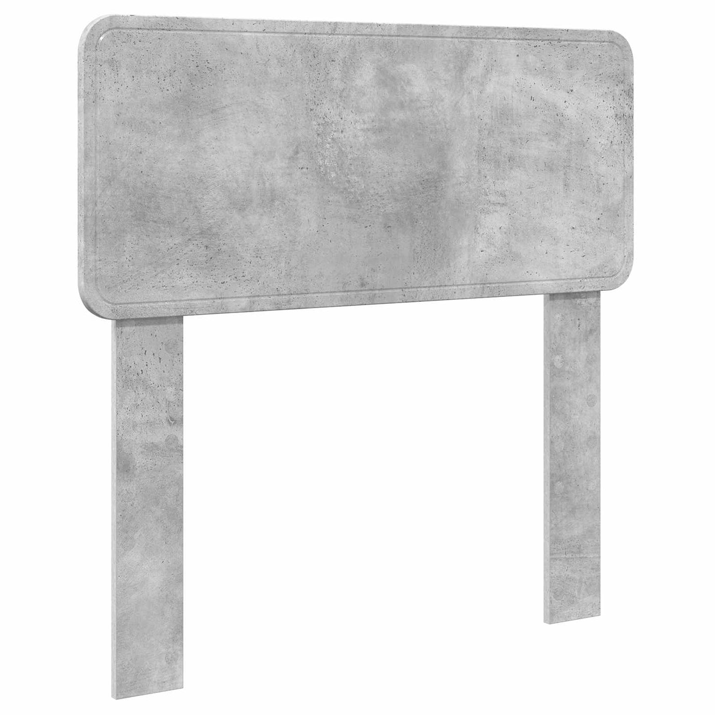 Ágykeret fejtámlával Beton 90 x 200 cm Tömör fenyőfa