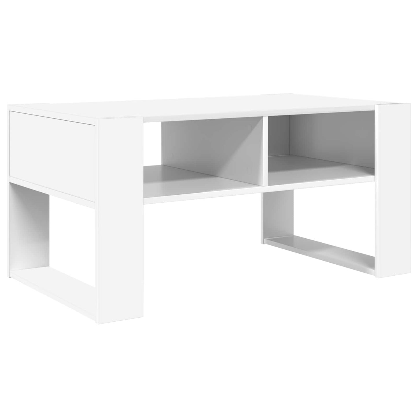 Dohányzóasztal Fehér 92 x 53 x 45 cm Szerelt Fa