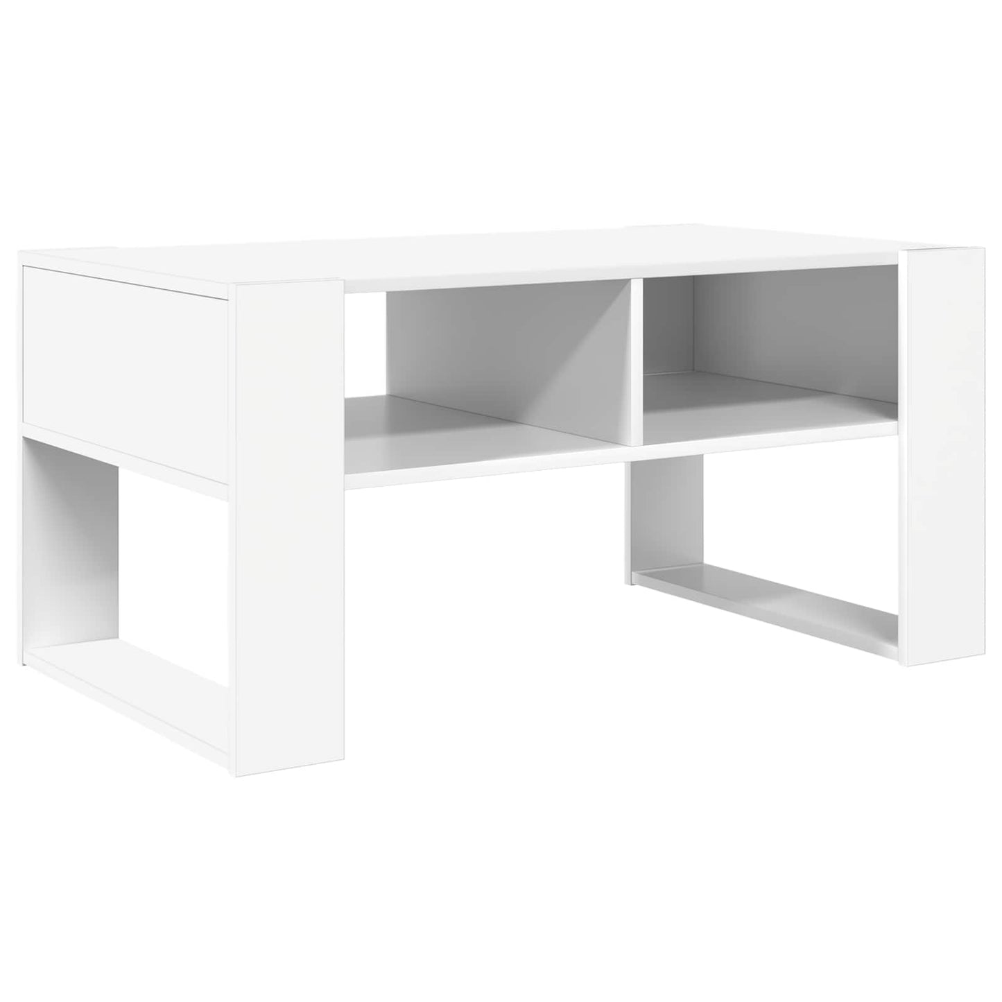 Dohányzóasztal Fehér 92 x 53 x 45 cm Szerelt Fa