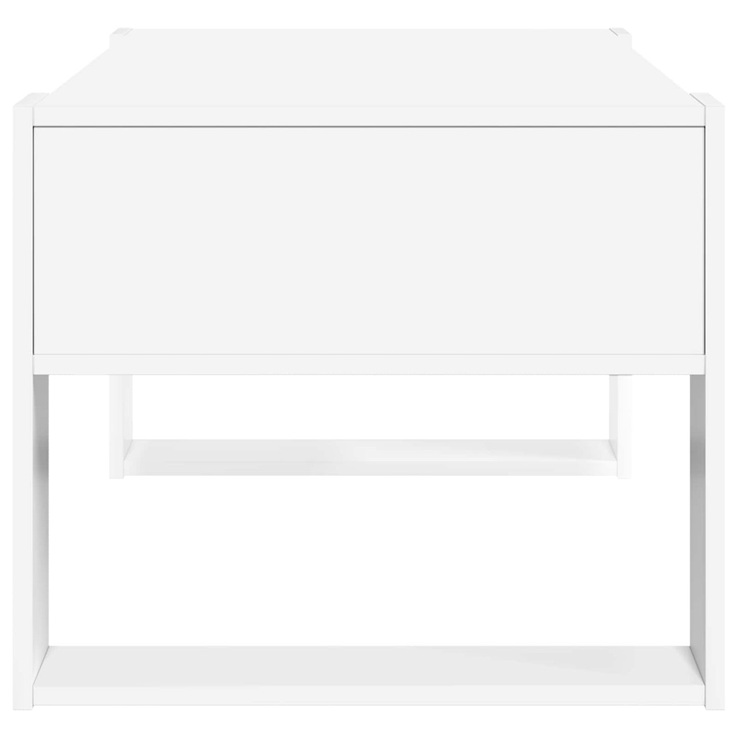 Dohányzóasztal Fehér 92 x 53 x 45 cm Szerelt Fa