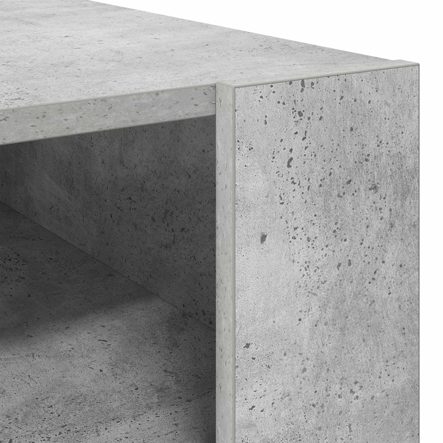 Dohányzóasztal Beton Szürke 92 x 53 x 45 cm Szerelt Fa