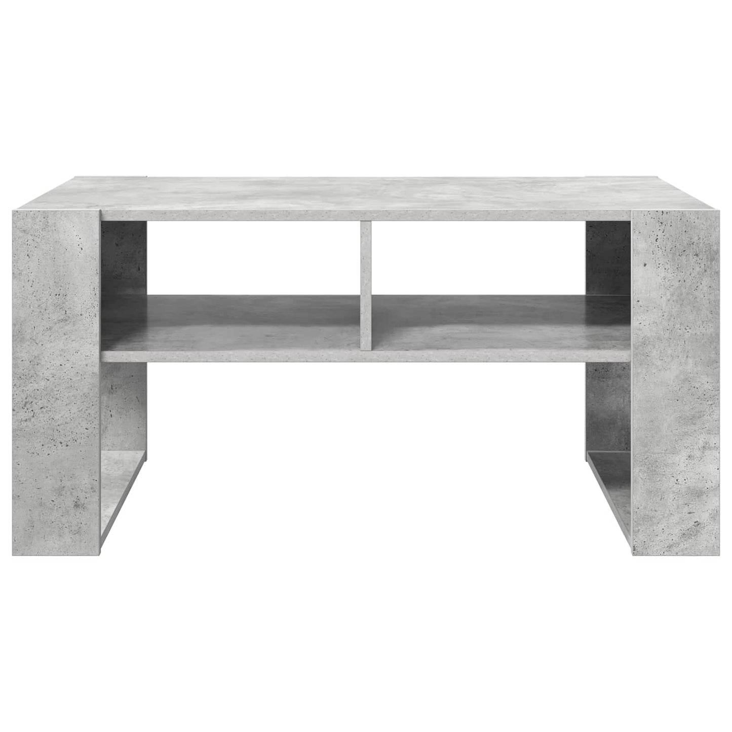 Dohányzóasztal Beton Szürke 92 x 53 x 45 cm Szerelt Fa
