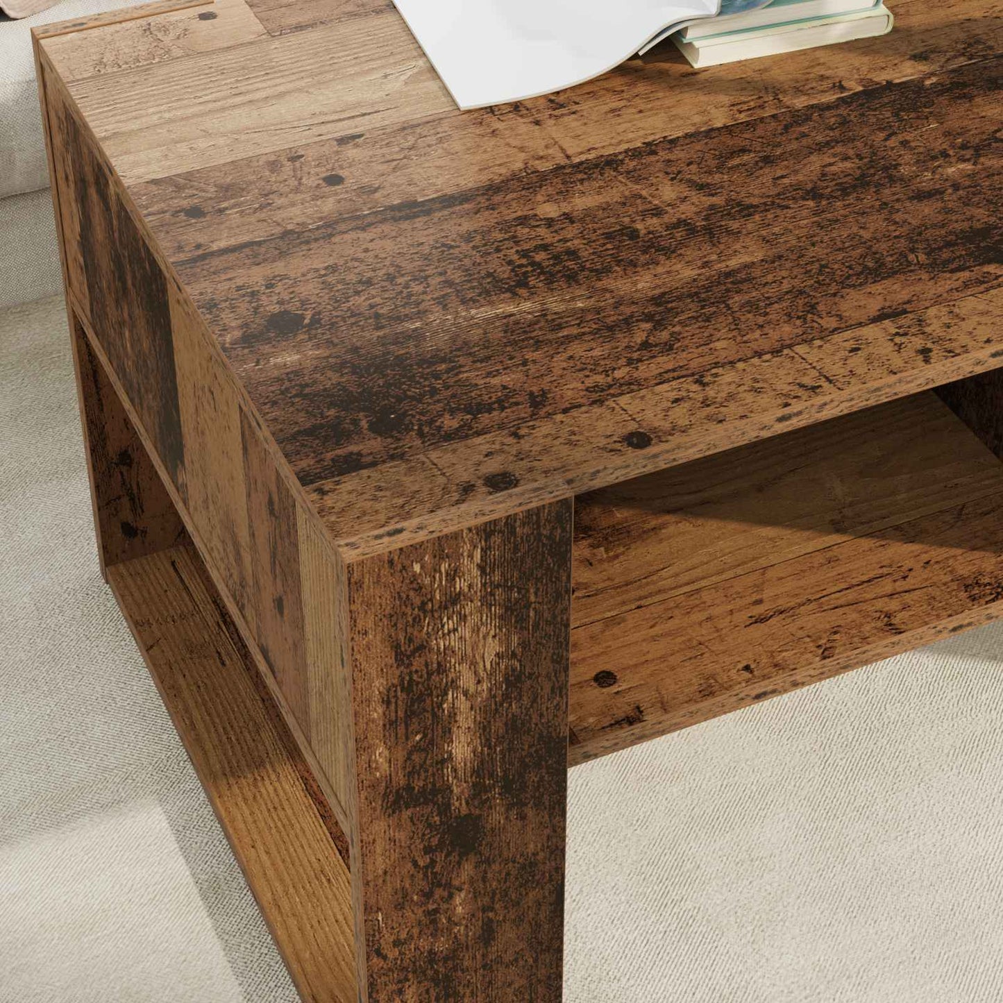 Dohányzóasztal Öreg fa 92 x 53 x 45 cm Szerelt Fa