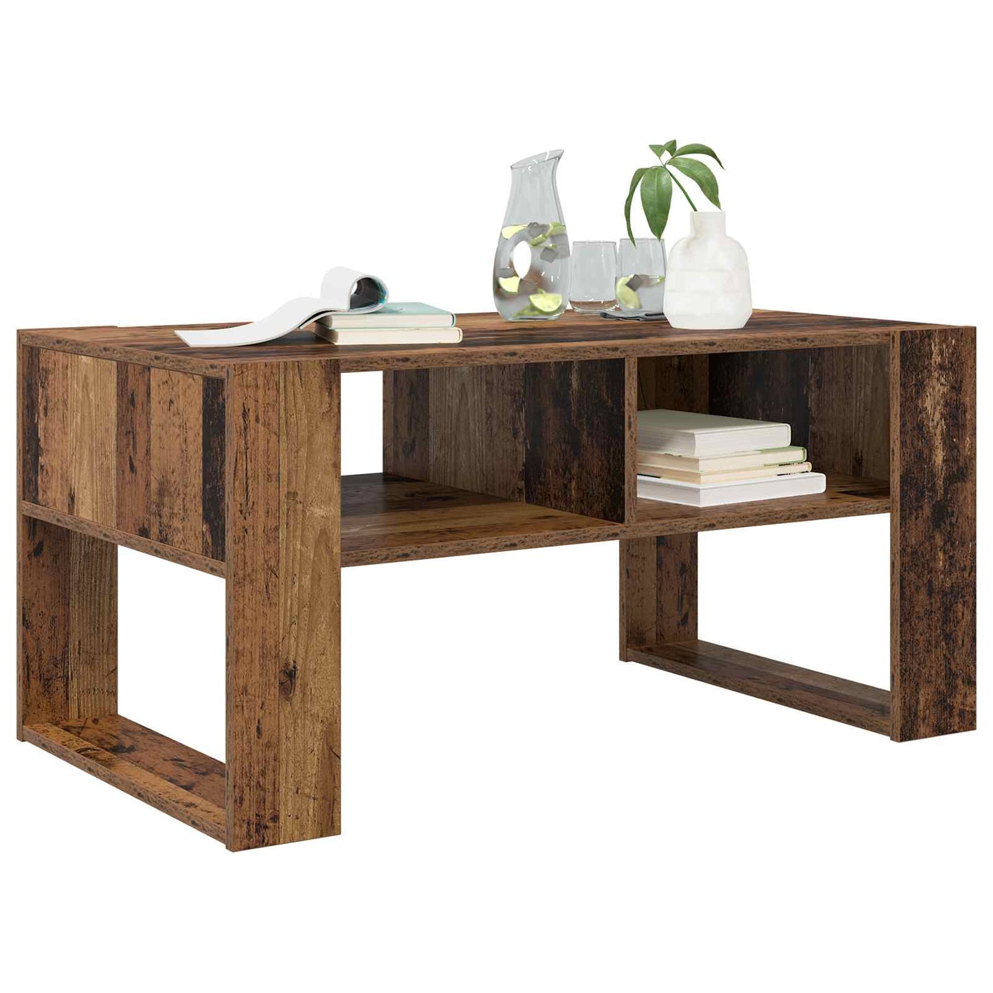 Dohányzóasztal Öreg fa 92 x 53 x 45 cm Szerelt Fa