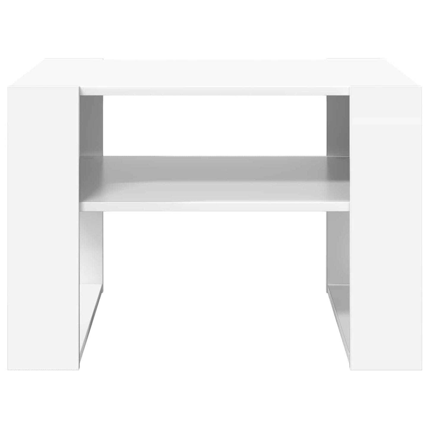 Dohányzóasztal Fehér 66 x 53 x 45 cm Szerelt Fa