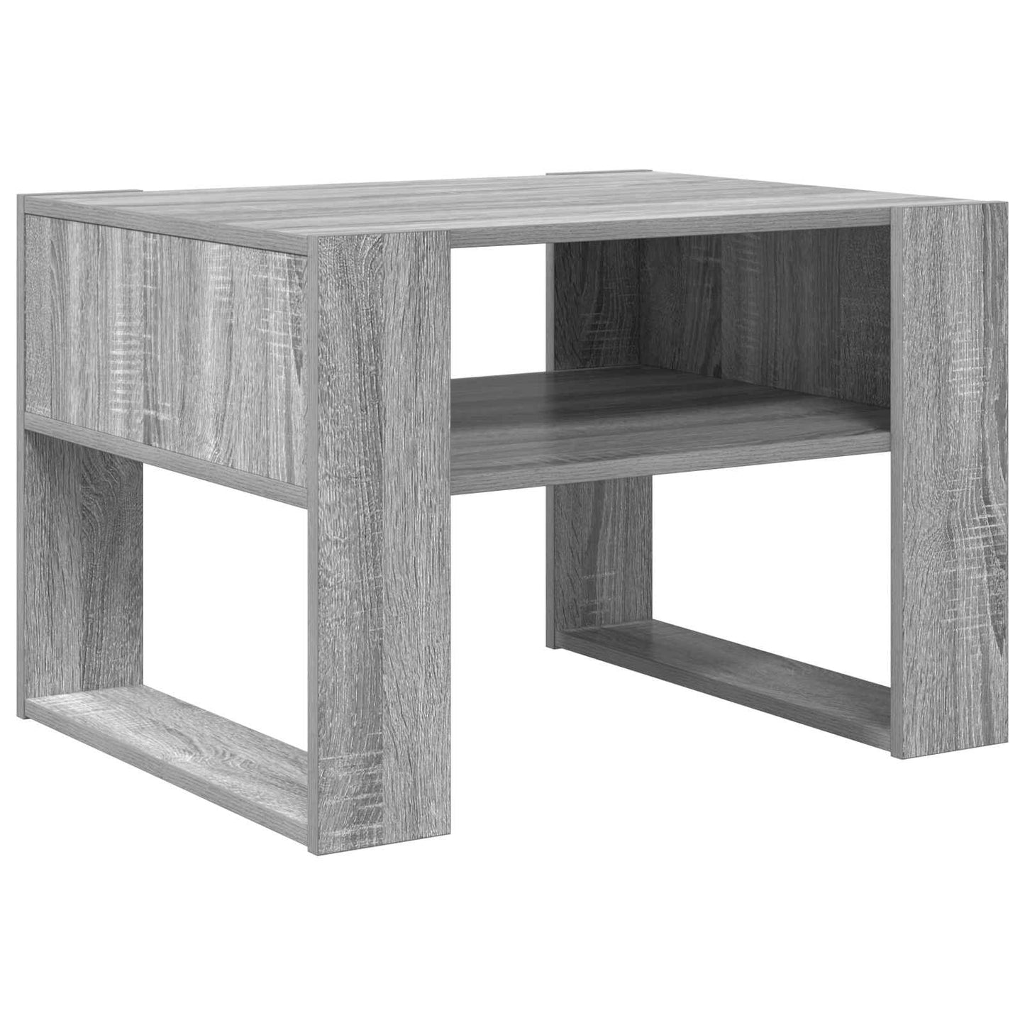 Dohányzóasztal Szürke Sonoma 66 x 53 x 45 cm Szerelt Fa