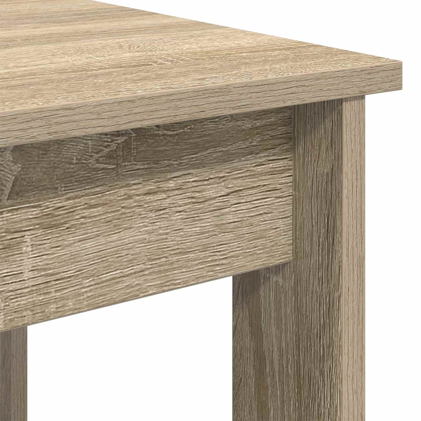 Kávasztal Szett 2 pcs Sonoma tölgy 50 x 52 x 42 cm Szerelt Fa