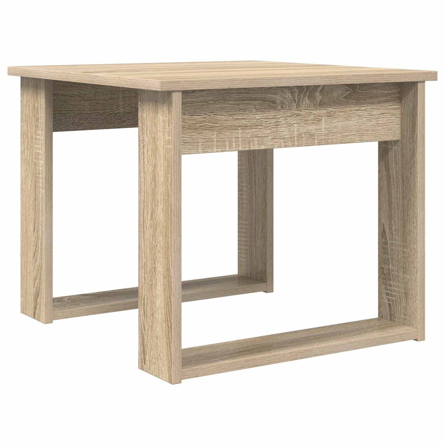 Kávasztal Szett 2 pcs Sonoma tölgy 50 x 52 x 42 cm Szerelt Fa