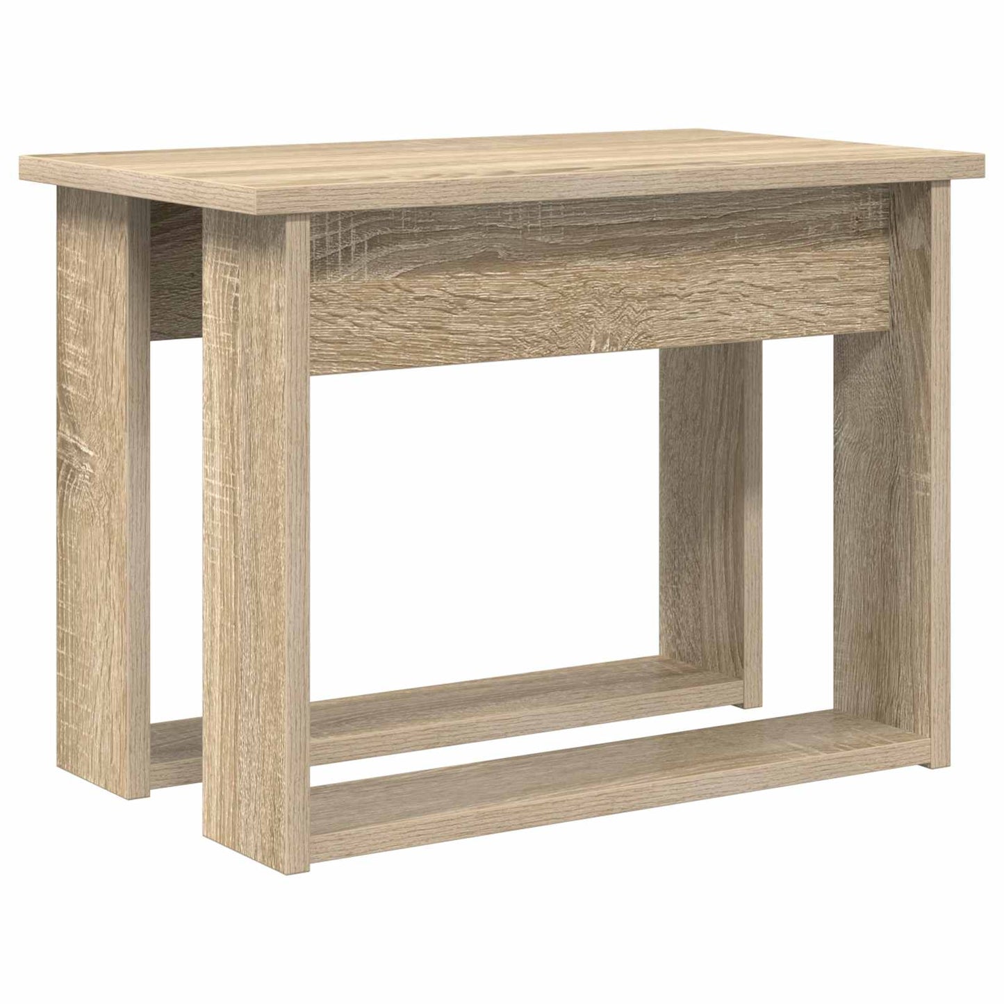 Kávasztal Szett 2 pcs Sonoma tölgy 50 x 52 x 42 cm Szerelt Fa