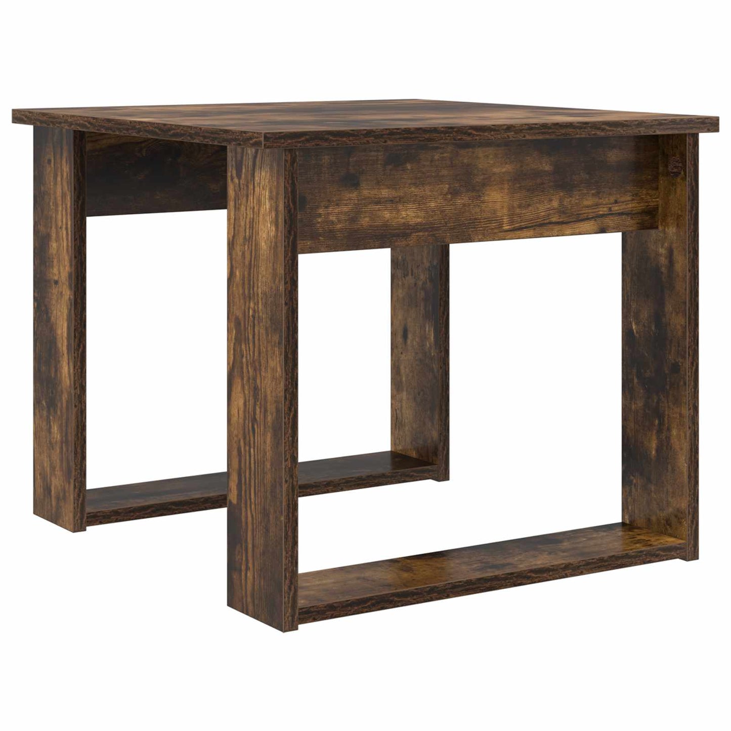 Kávasztal Szett 2 pcs Füstölt tölgy 50 x 52 x 42 cm Szerelt Fa