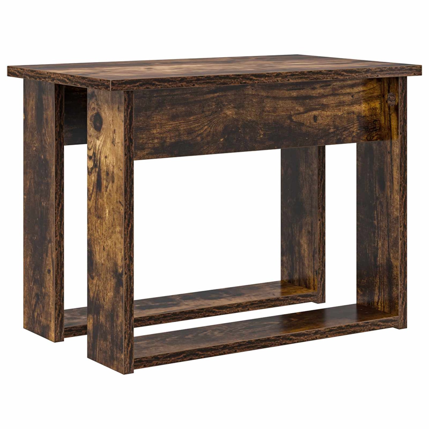 Kávasztal Szett 2 pcs Füstölt tölgy 50 x 52 x 42 cm Szerelt Fa