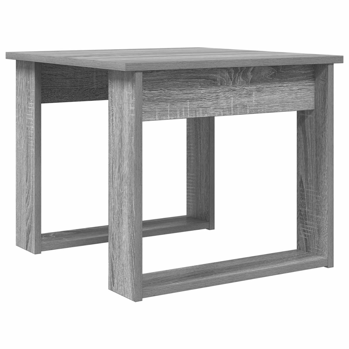 Kávasztal Szett 2 pcs Szürke Sonoma 50 x 52 x 42 cm Szerelt Fa