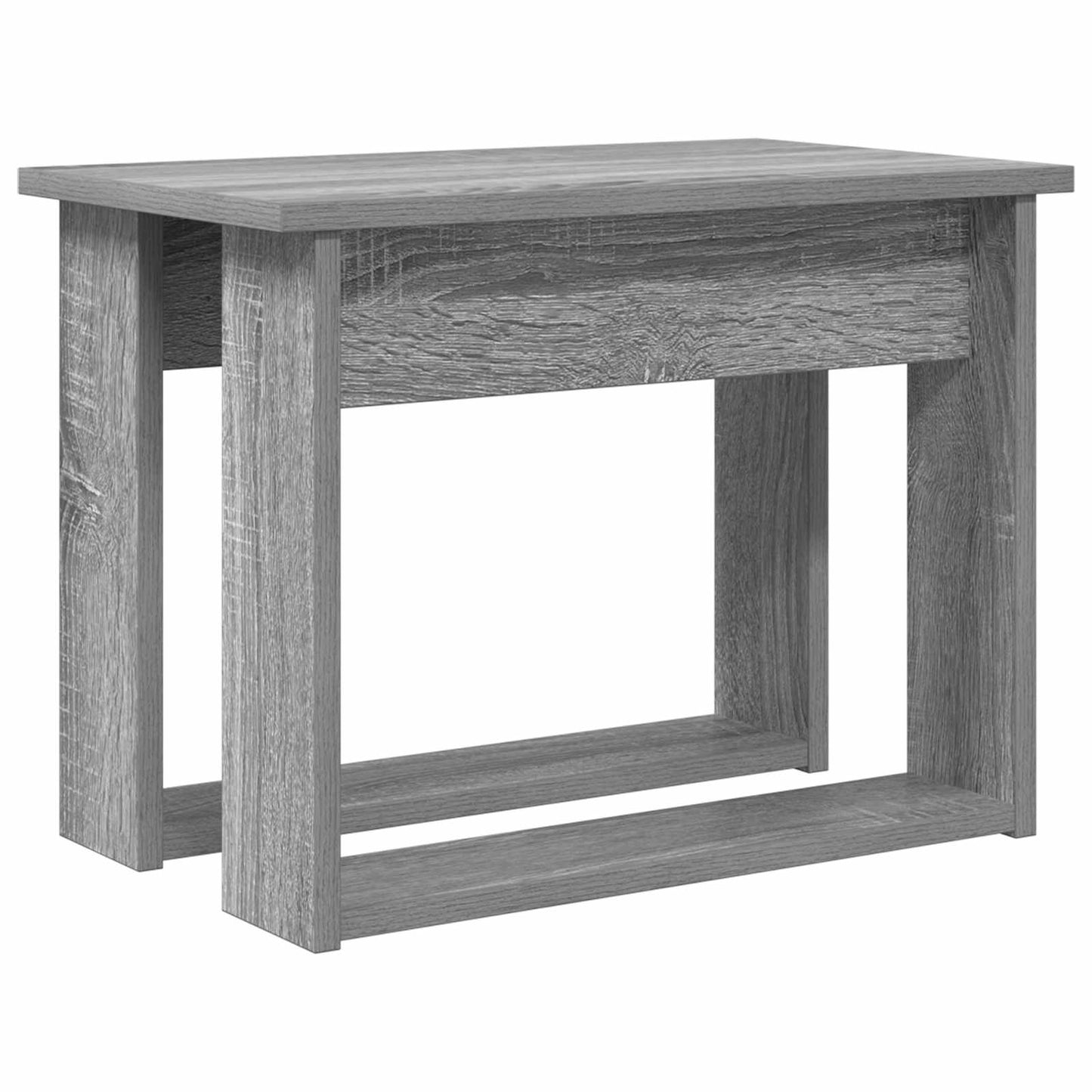 Kávasztal Szett 2 pcs Szürke Sonoma 50 x 52 x 42 cm Szerelt Fa