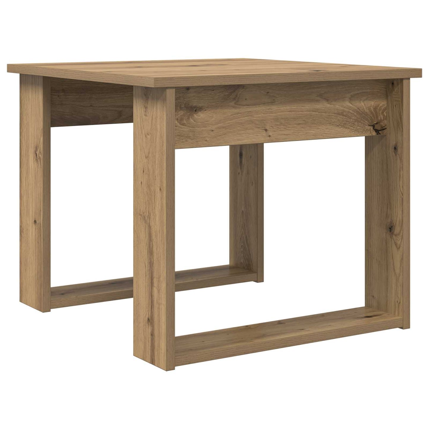 Kávasztal Szett 2 db Artisan tölgy 50 x 52 x 42 cm Szerelt Fa