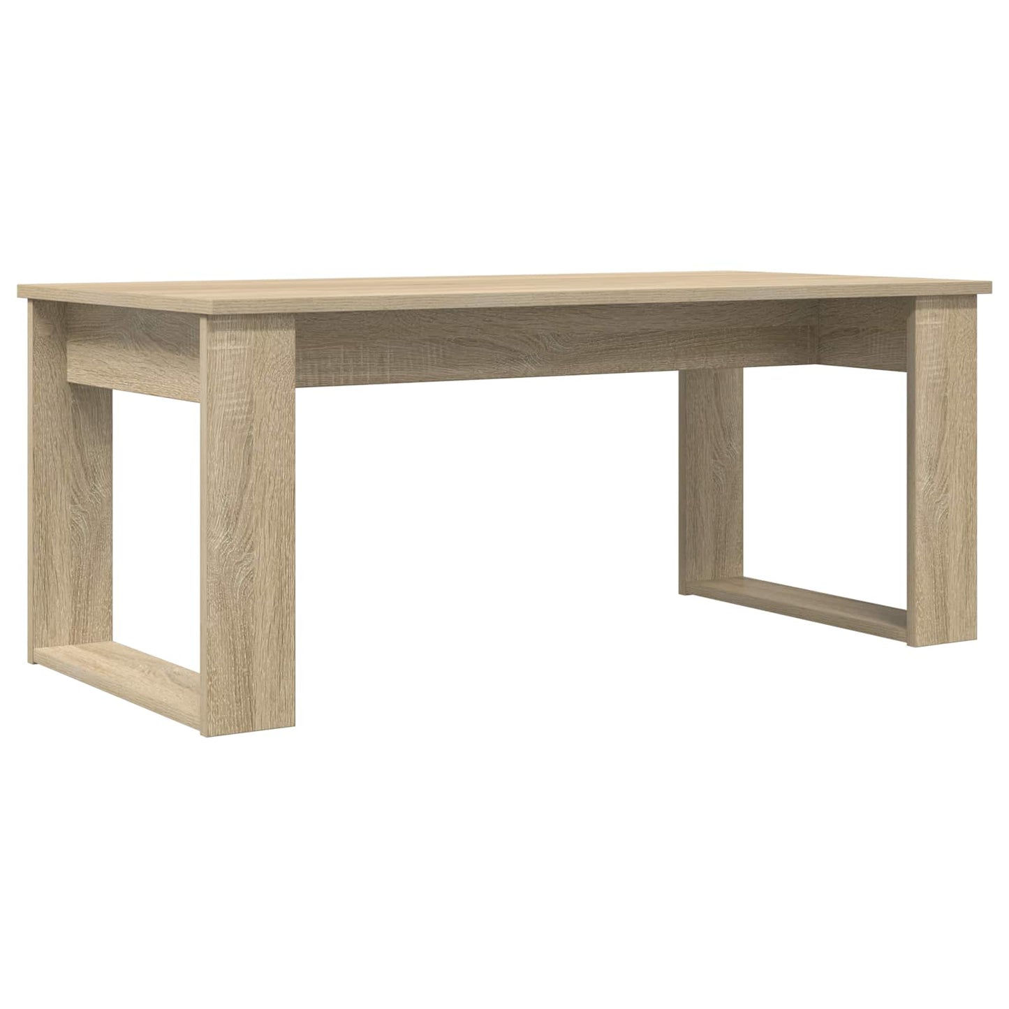 Kávasztal Szett 2 pcs Sonoma tölgy 100 x 50 x 42 cm Szerelt Fa