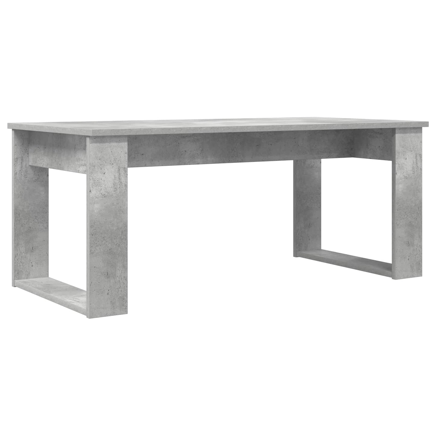 Kávasztal Szett 2 db Beton Szürke 100 x 50 x 42 cm Szerelt Fa