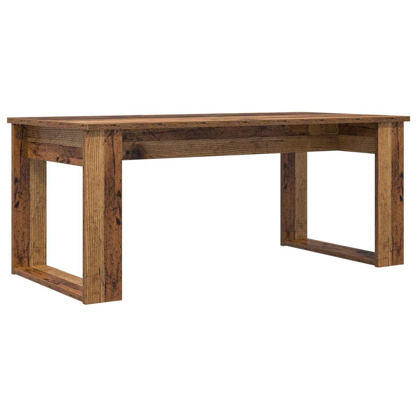 Kávasztal Szett 2 pcs Öreg fa 100 x 50 x 42 cm Szerelt Fa