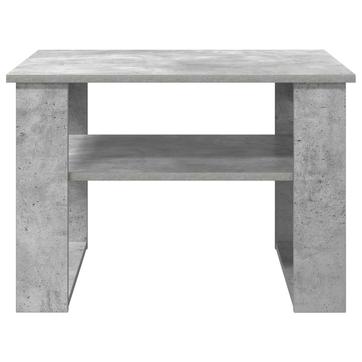 Dohányzóasztal Beton Szürke 64 x 54 x 44 cm Szerelt Fa