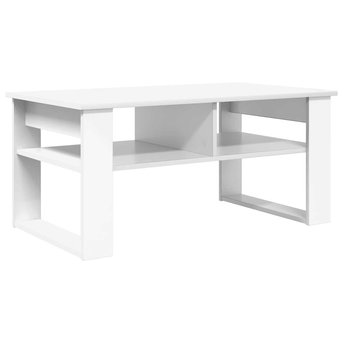 Dohányzóasztal Fehér 96 x 54 x 44 cm Szerelt Fa