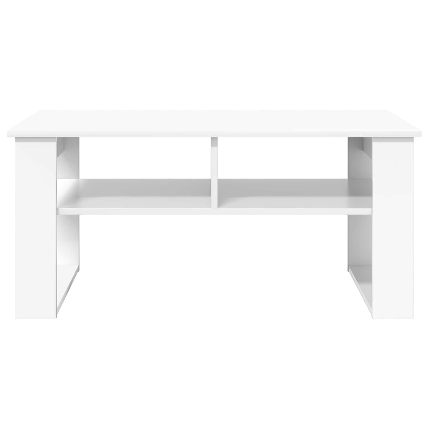 Dohányzóasztal Fehér 96 x 54 x 44 cm Szerelt Fa