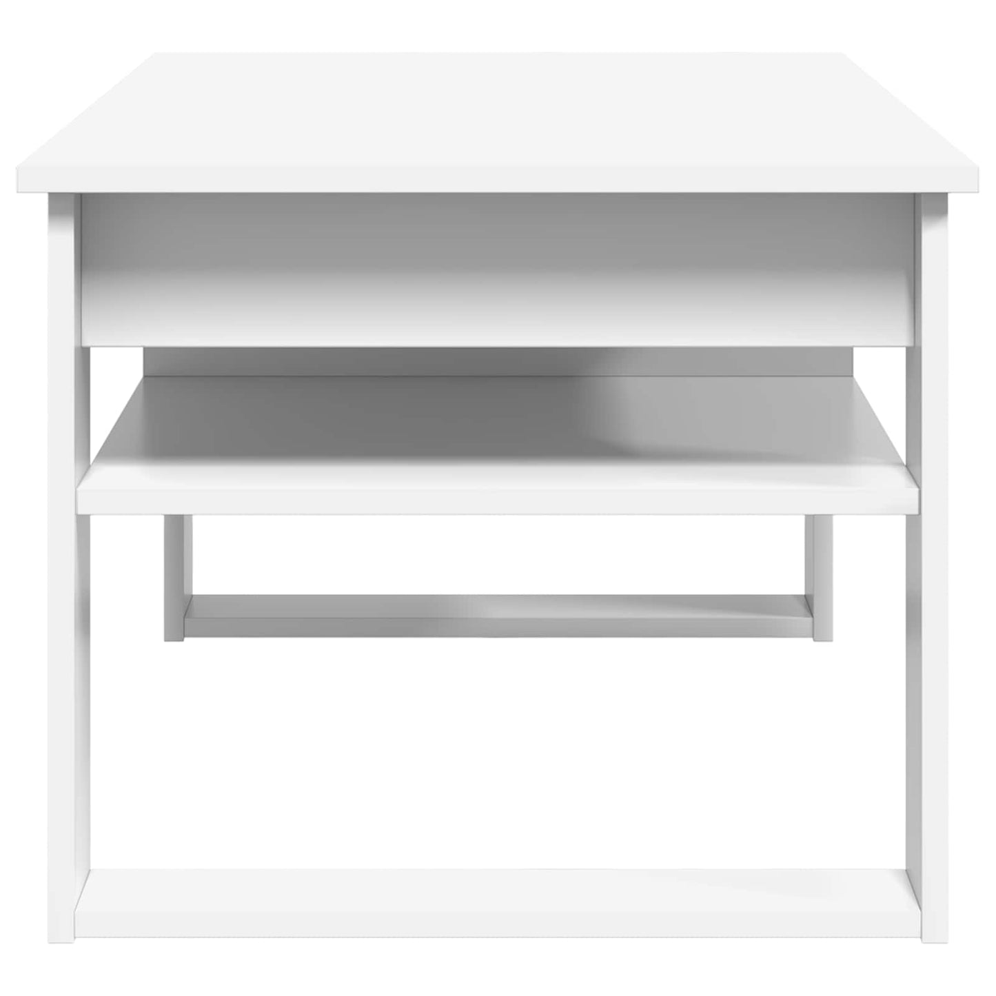 Dohányzóasztal Fehér 96 x 54 x 44 cm Szerelt Fa