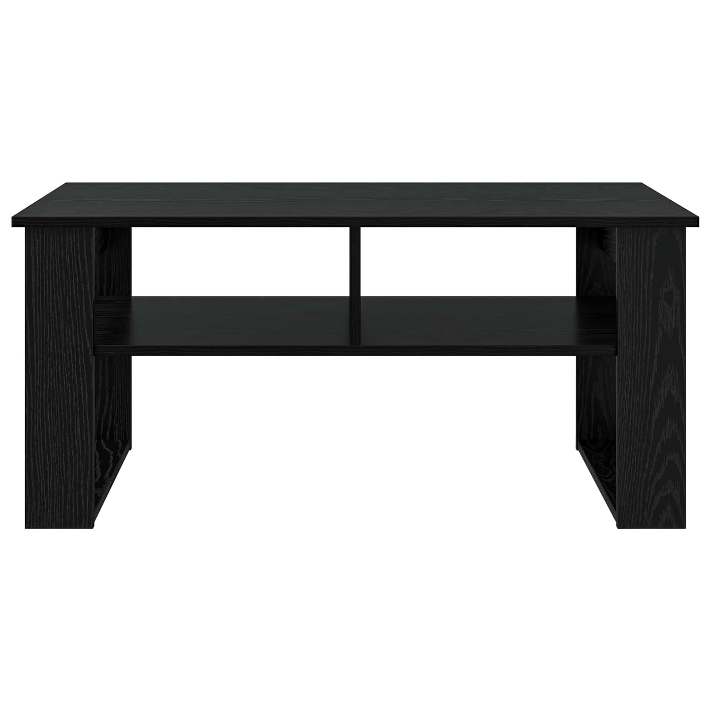 Dohányzóasztal Fekete tölgy 96 x 54 x 44 cm Szerelt Fa