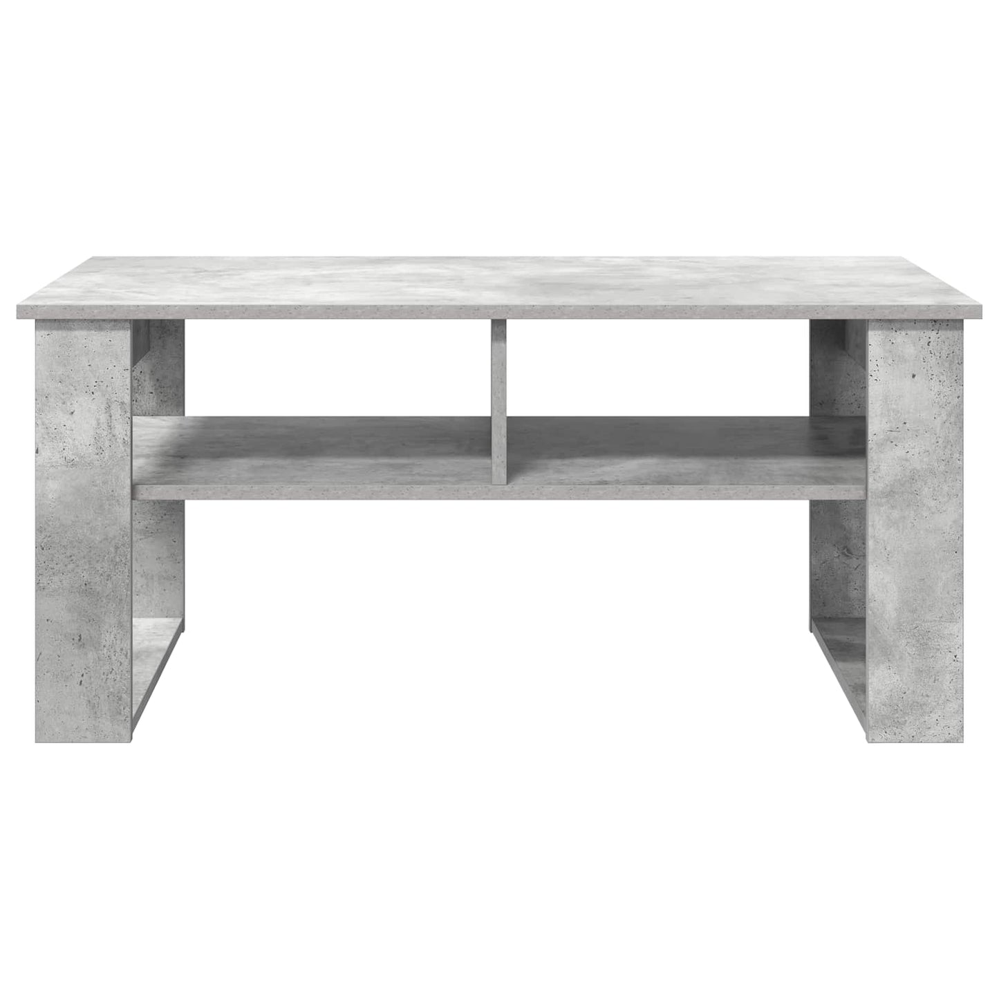 Dohányzóasztal Beton Szürke 96 x 54 x 44 cm Szerelt Fa
