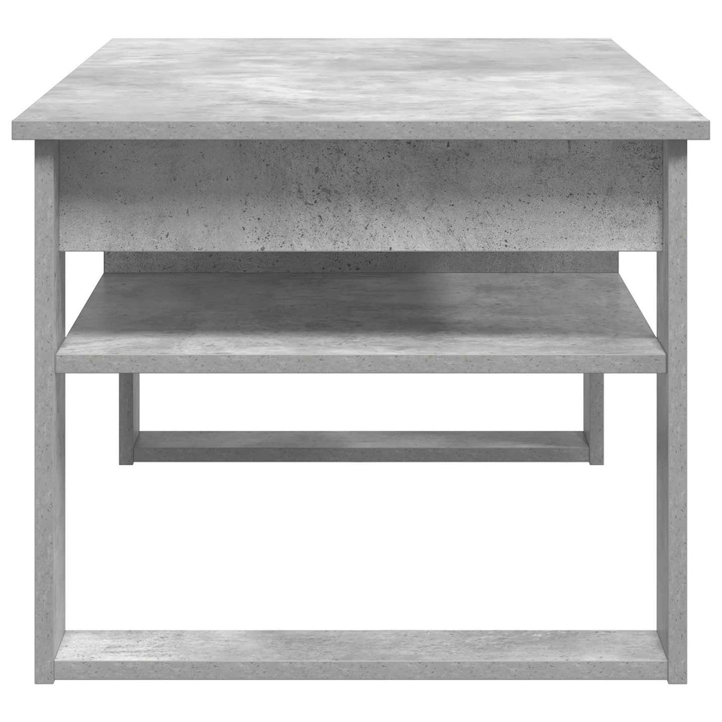 Dohányzóasztal Beton Szürke 96 x 54 x 44 cm Szerelt Fa