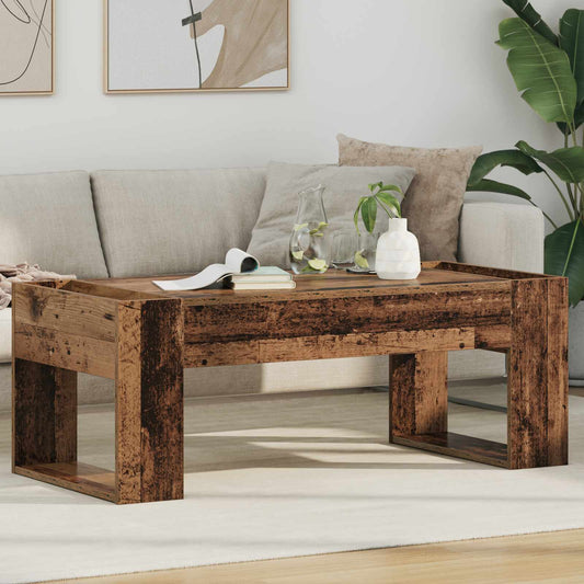 Dohányzóasztal Öreg fa 110 x 50 x 41 cm Faanyag