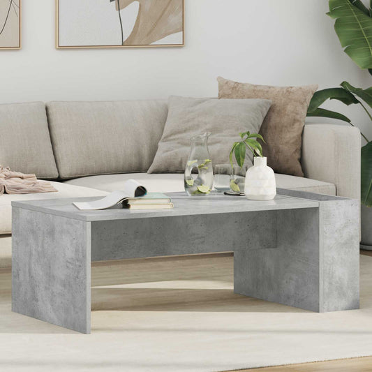 Dohányzóasztal Beton Szürke 95 x 50 x 34 cm Faanyag