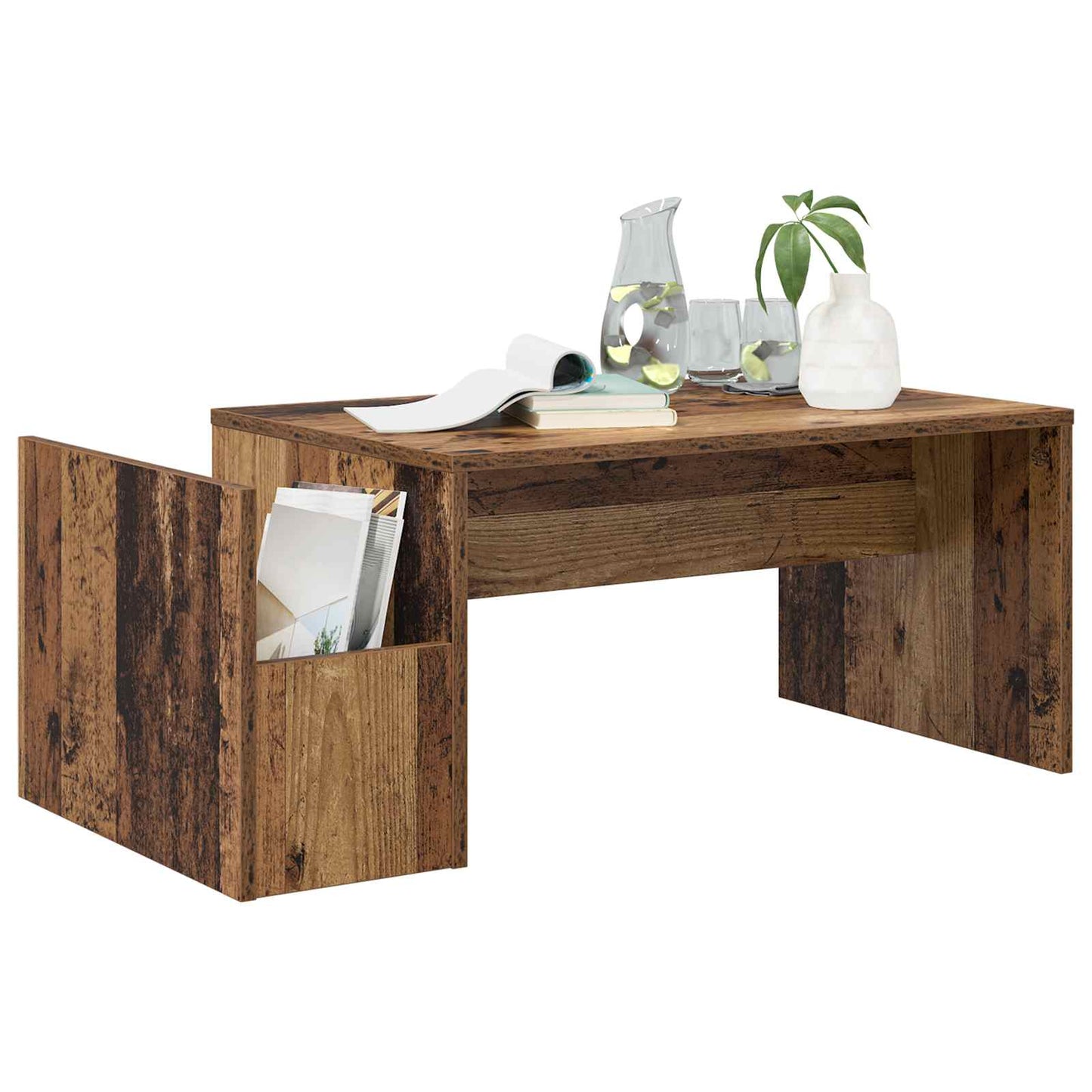 Dohányzóasztal Öreg fa 90 x 45 x 35 cm Szerelt Fa