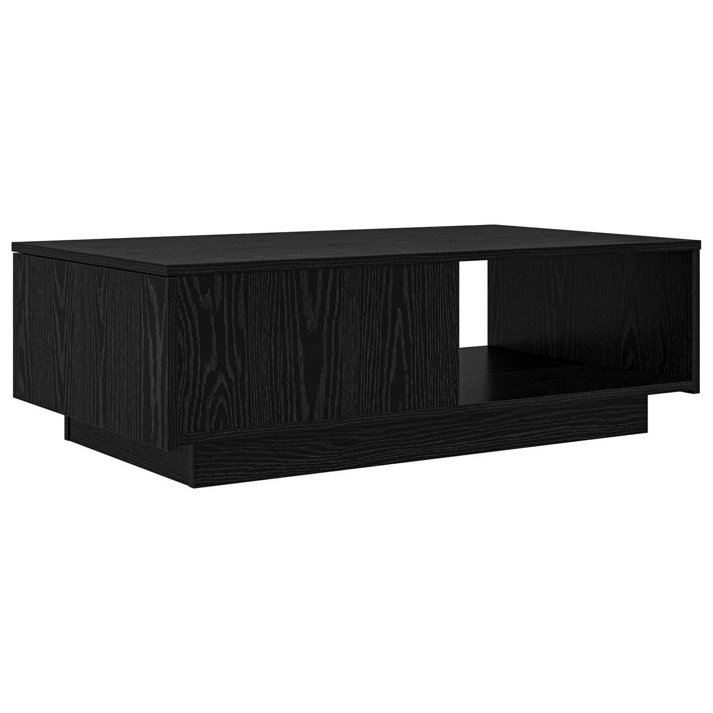 Dohányzóasztal Fekete tölgy 95 x 55 x 31 cm Szerelt Fa