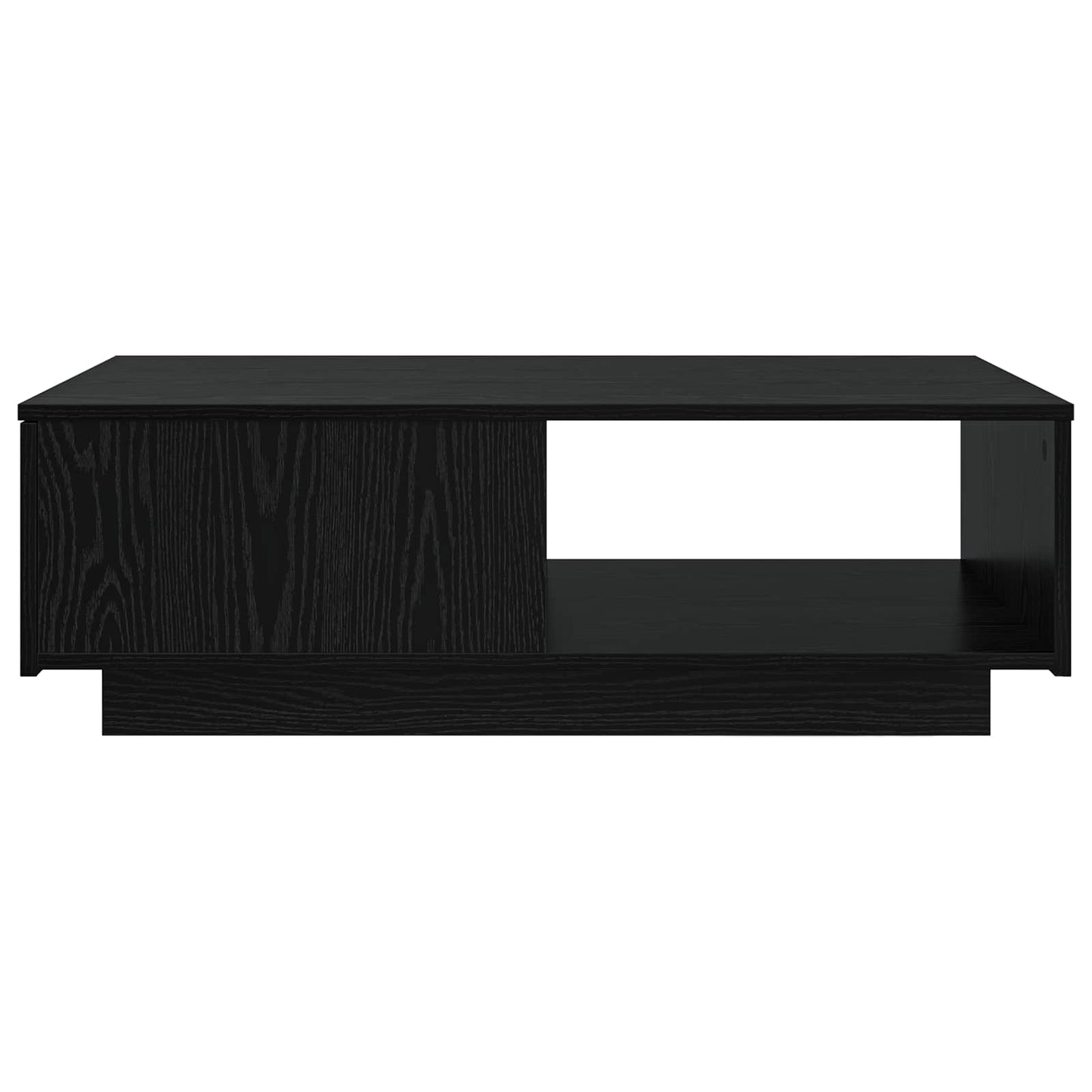 Dohányzóasztal Fekete tölgy 95 x 55 x 31 cm Szerelt Fa