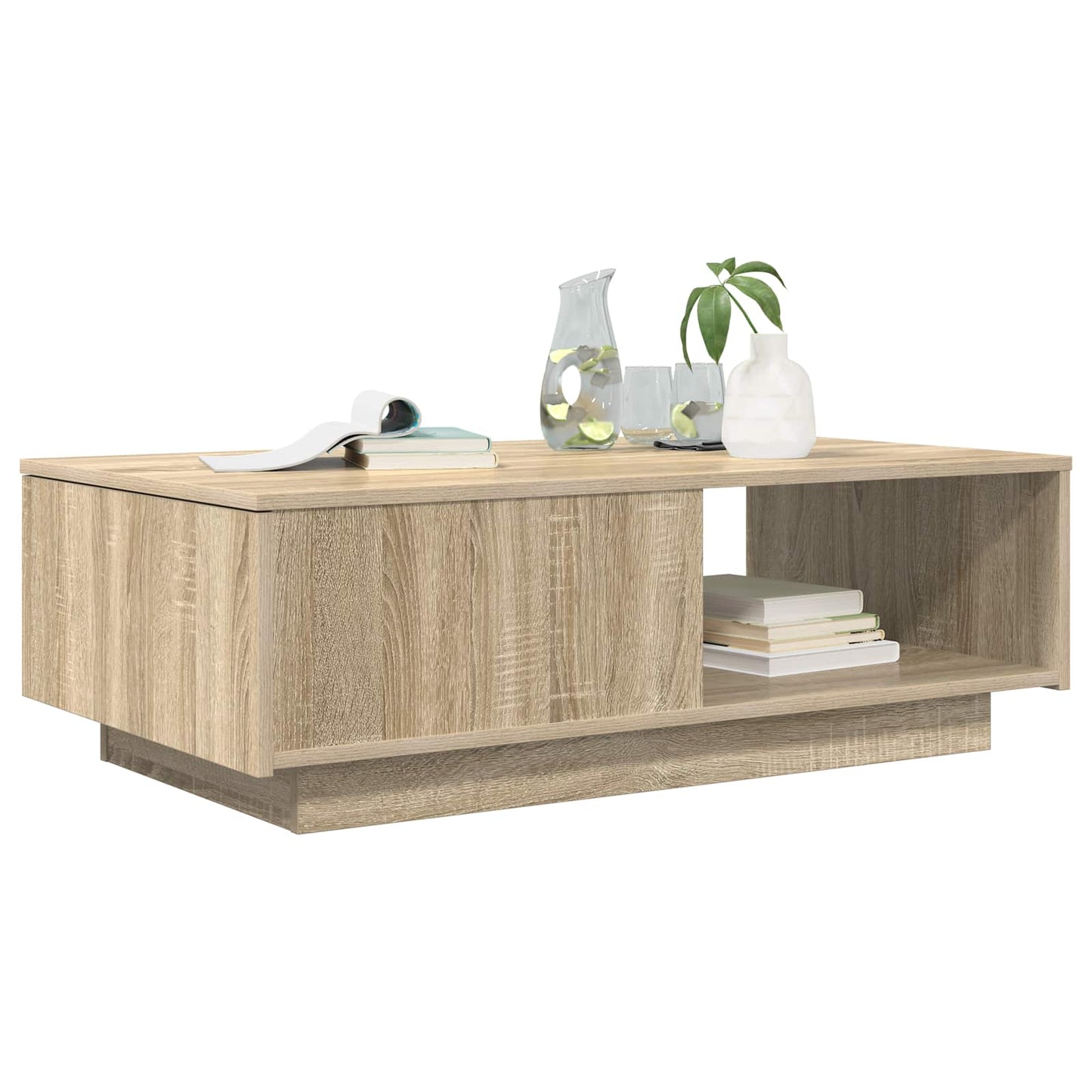 Dohányzóasztal Sonoma tölgy 95 x 55 x 31 cm Szerelt Fa