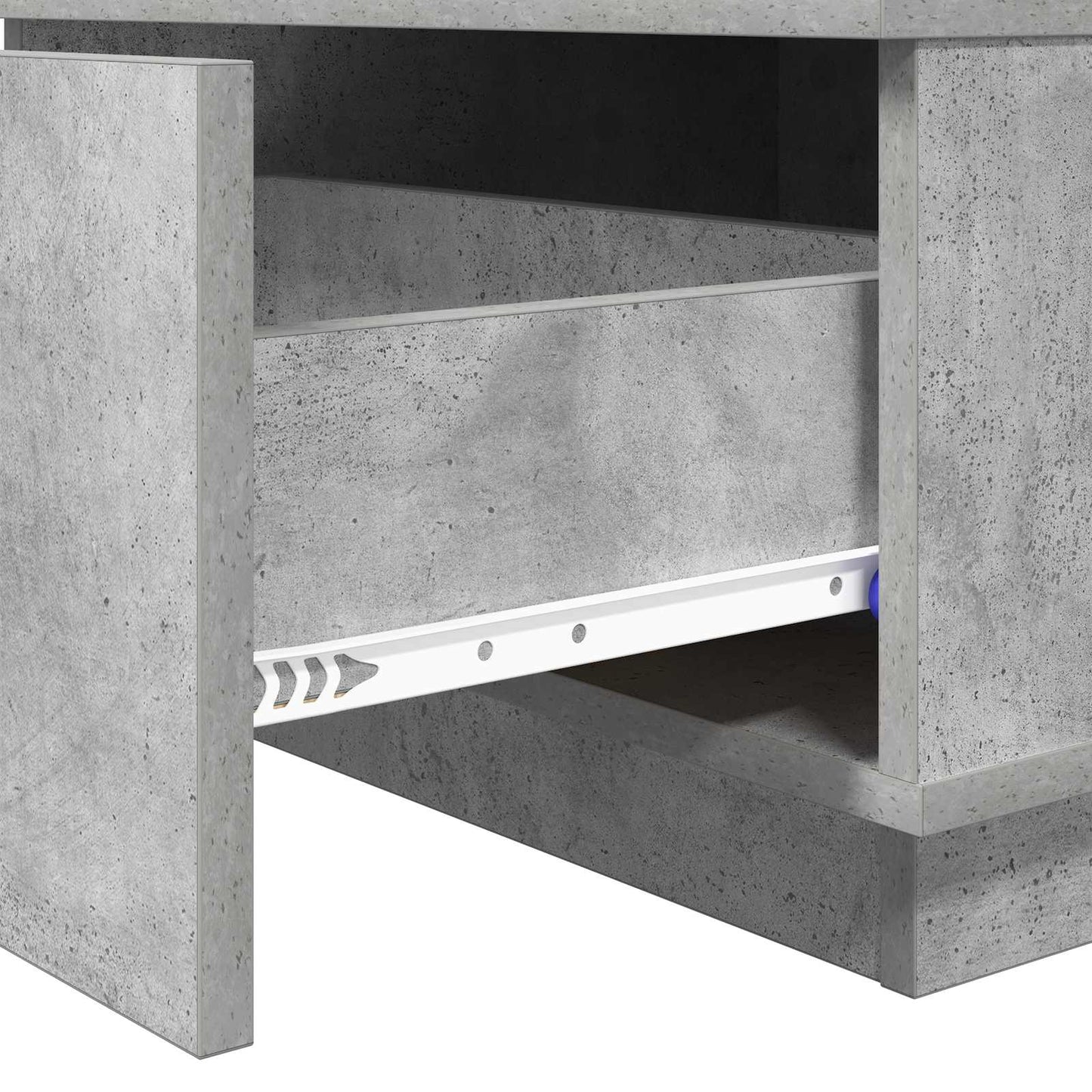 Dohányzóasztal Beton Szürke 95 x 55 x 31 cm Szerelt Fa