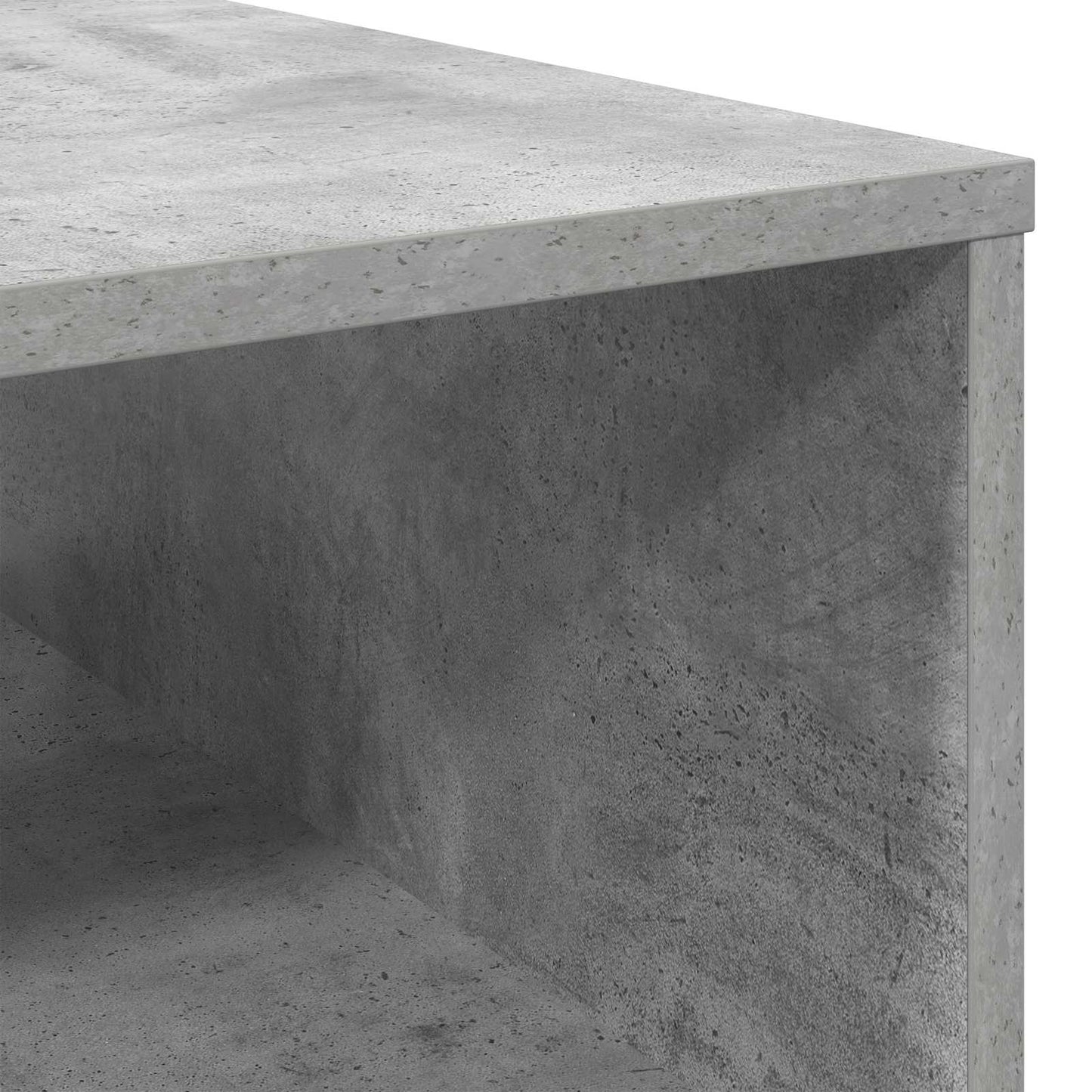 Dohányzóasztal Beton Szürke 95 x 55 x 31 cm Szerelt Fa