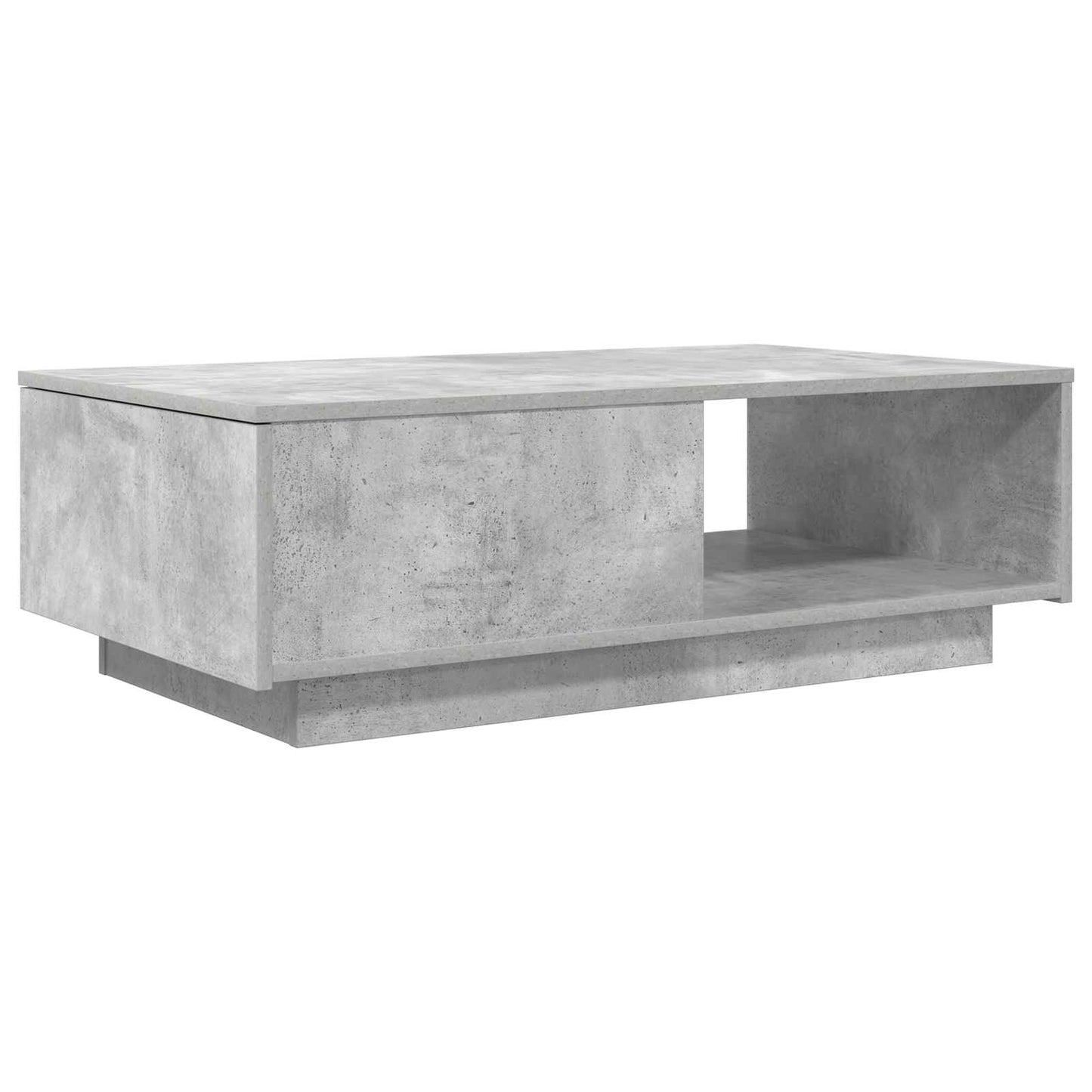 Dohányzóasztal Beton Szürke 95 x 55 x 31 cm Szerelt Fa