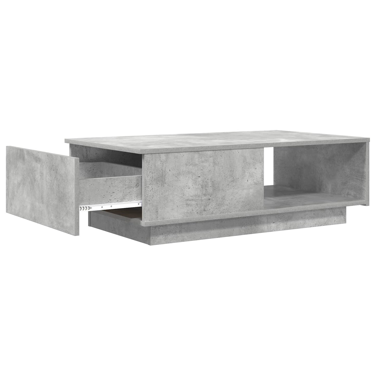 Dohányzóasztal Beton Szürke 95 x 55 x 31 cm Szerelt Fa