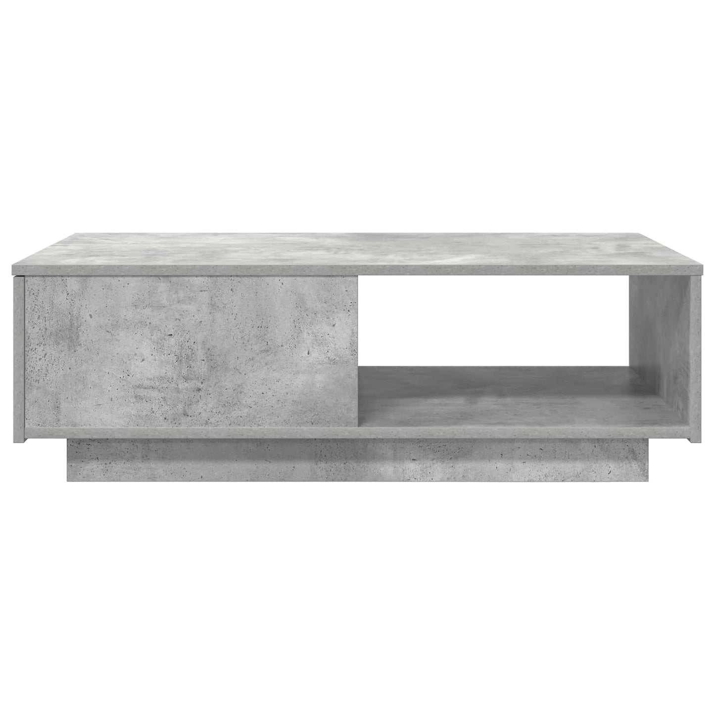Dohányzóasztal Beton Szürke 95 x 55 x 31 cm Szerelt Fa