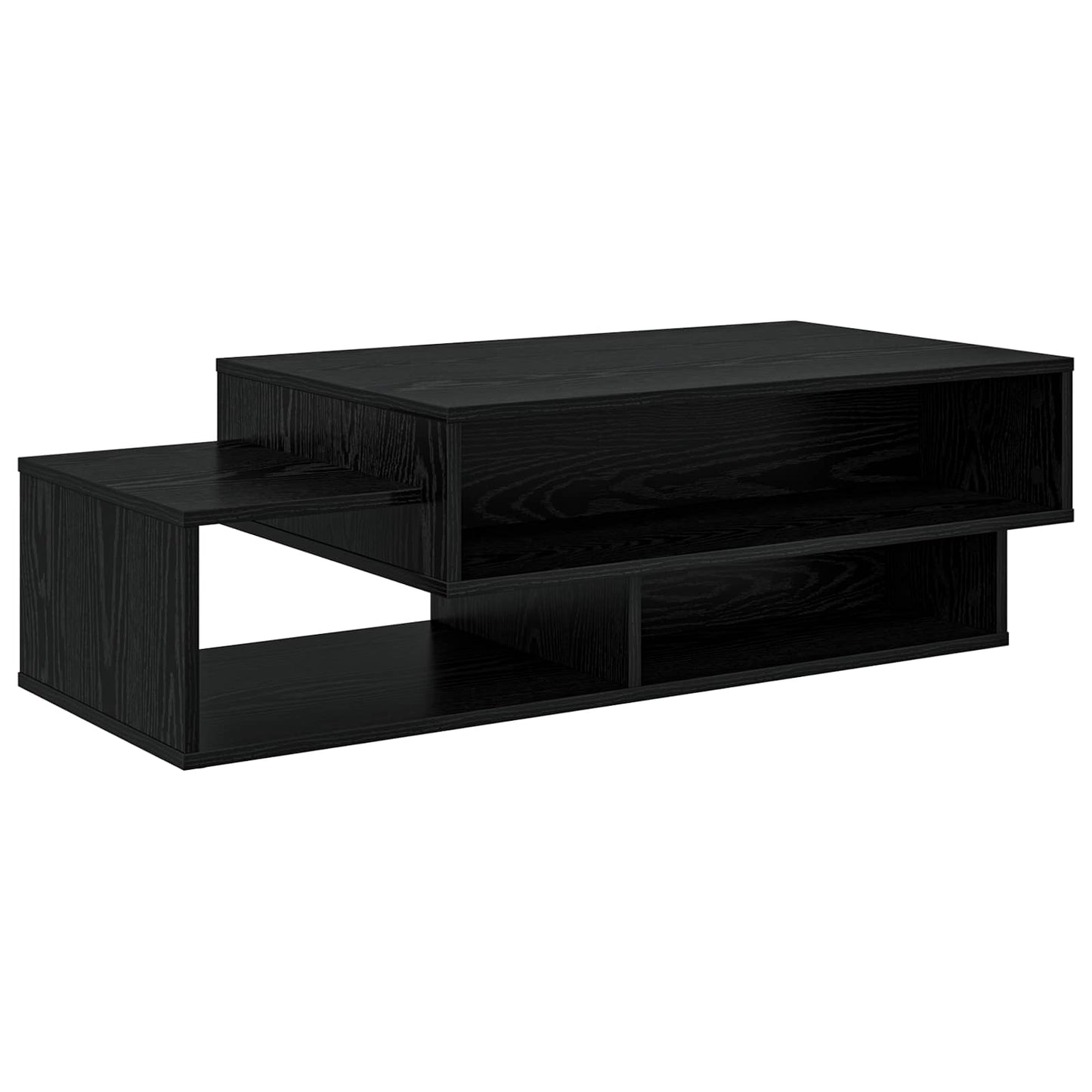 Dohányzóasztal Fekete tölgy 105 x 50 x 32,5 cm Szerelt Fa