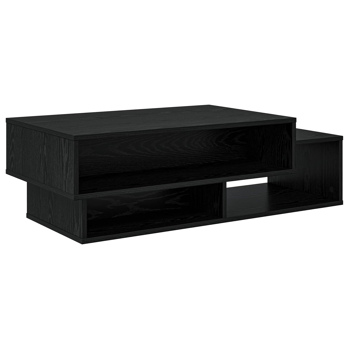 Dohányzóasztal Fekete tölgy 105 x 50 x 32,5 cm Szerelt Fa