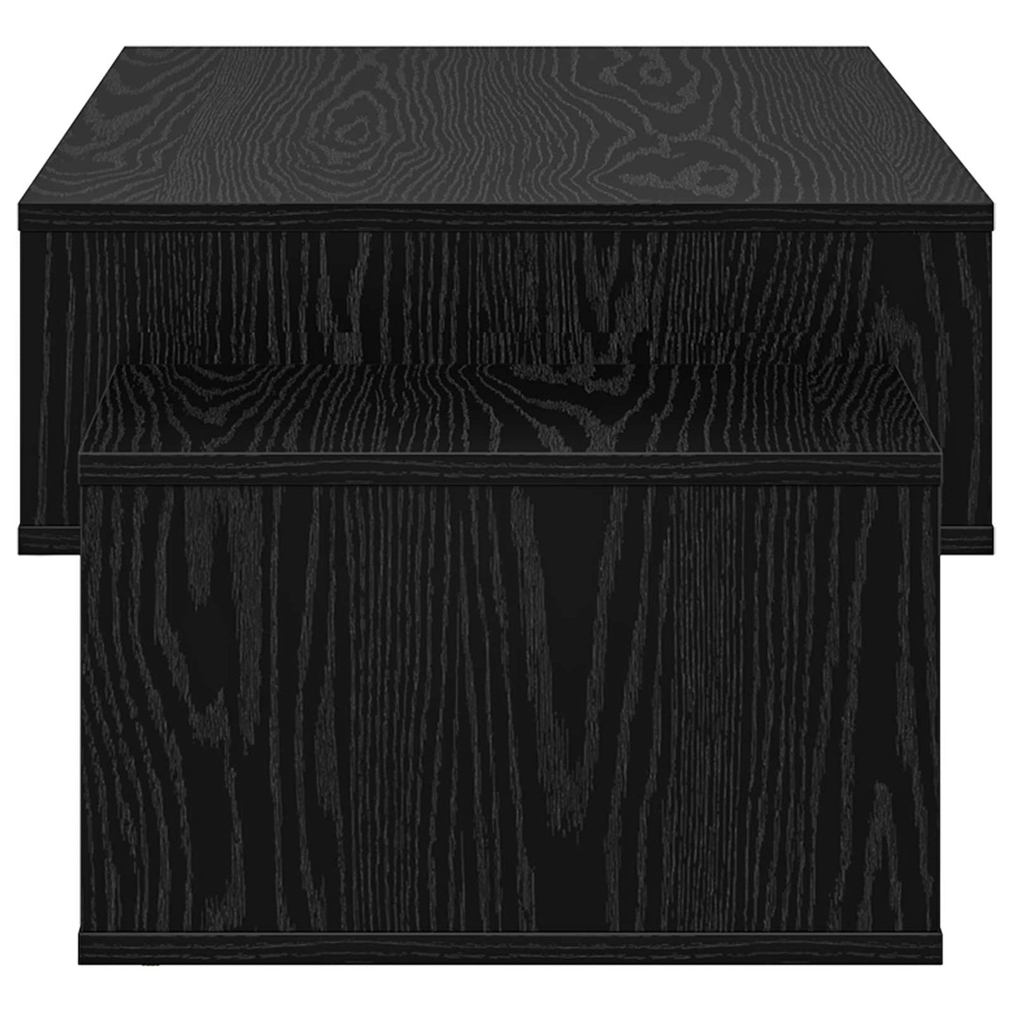 Dohányzóasztal Fekete tölgy 105 x 50 x 32,5 cm Szerelt Fa