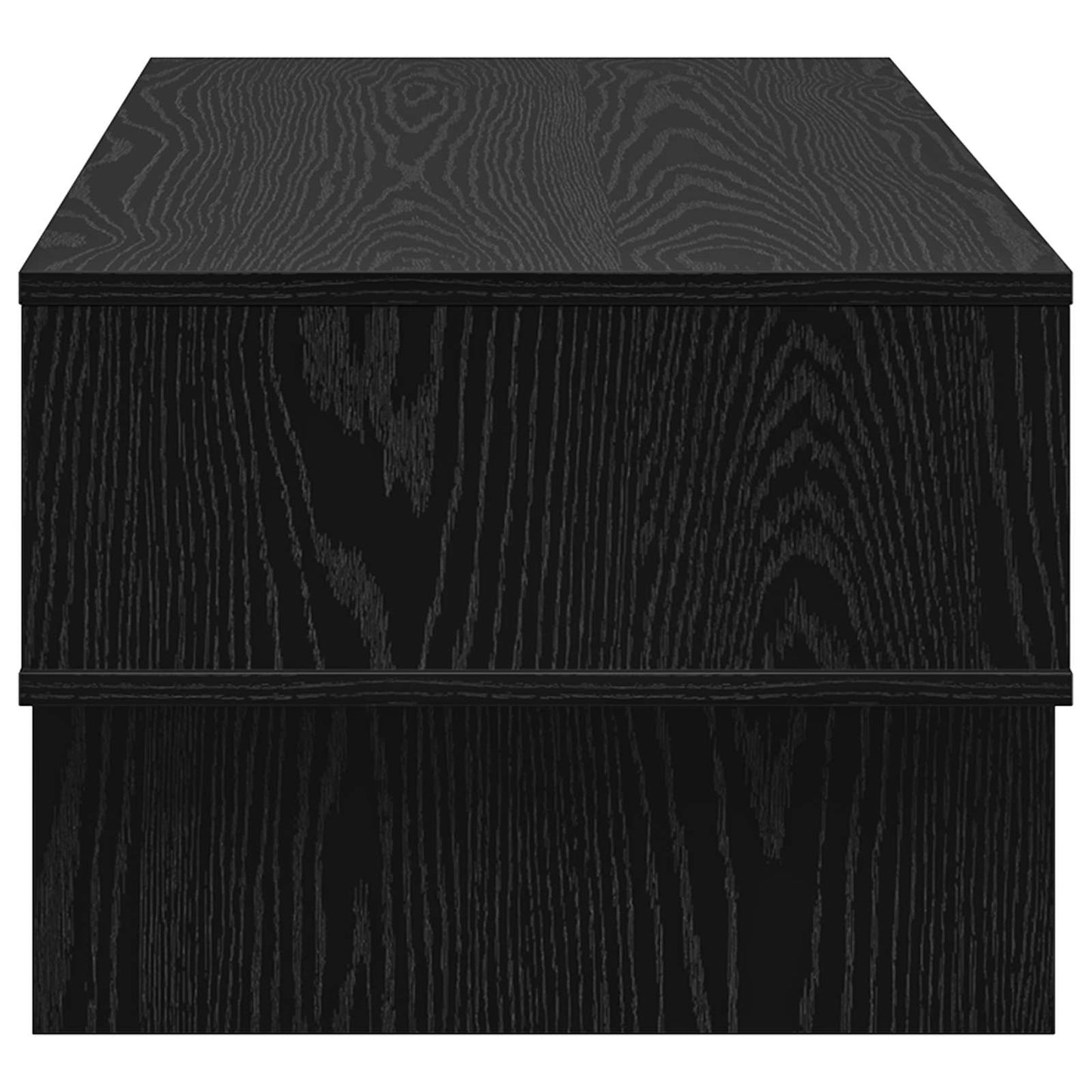 Dohányzóasztal Fekete tölgy 100 x 46 x 35 cm Szerelt Fa